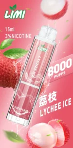 LIMI-8000口-發光拋棄式電子煙-荔枝