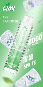 LIMI-8000口-發光拋棄式電子煙-雪碧